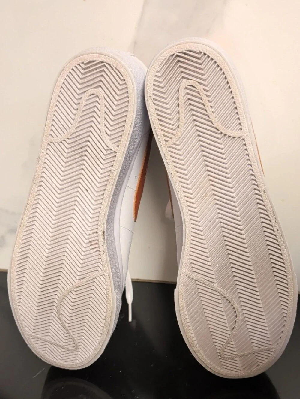 Nike Nike Blazer Low Platform 'White Metallic Copper' Sneakers Size 9.5 Used Exc